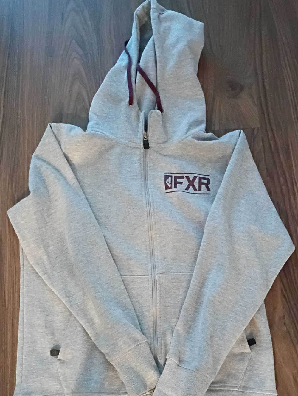 FXR Men's Gray Full-Zip Hoodie
